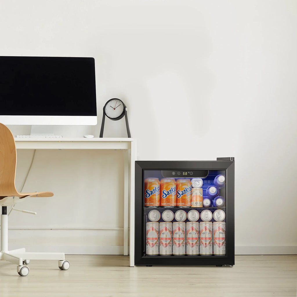 1.7 cu.ft Black Beverage Cooler & Refrigerator L9904