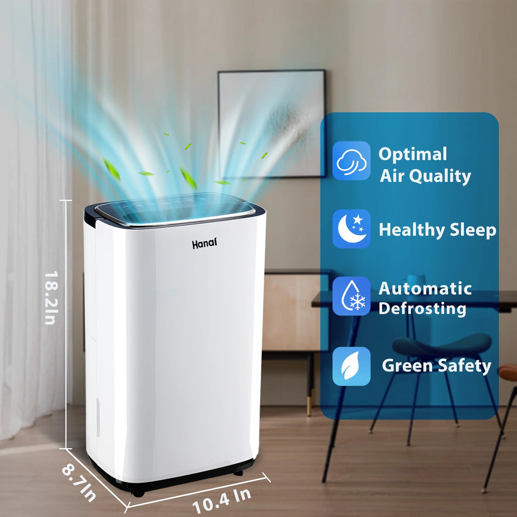22 Pints Portable Dehumidifier with Drain Hose U19041