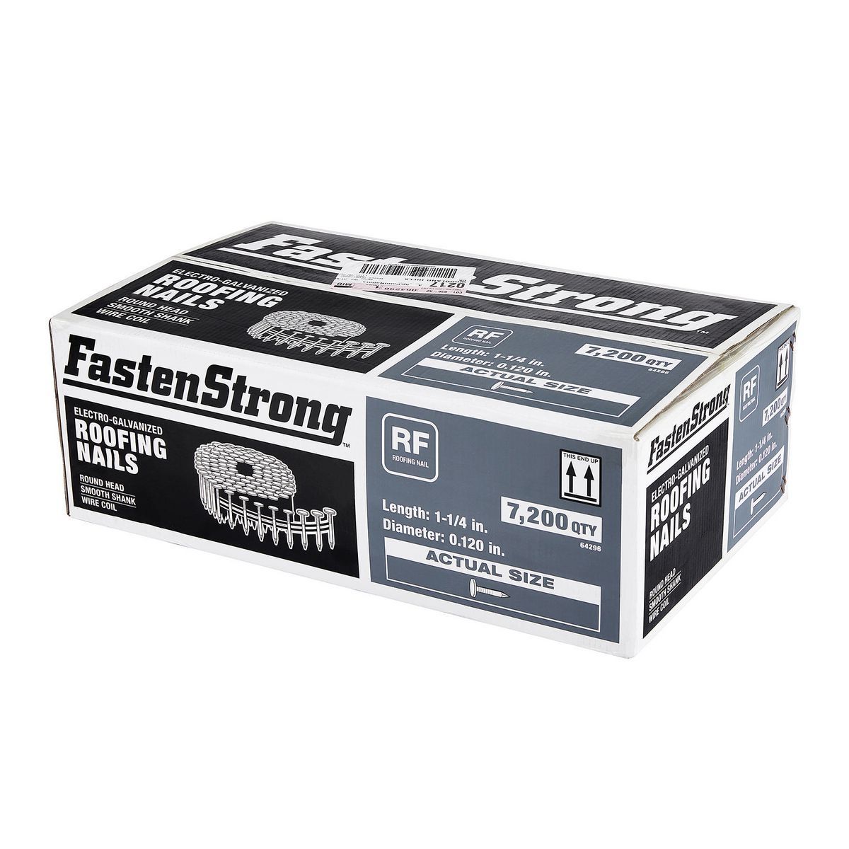 Galvanized Roofing Nails 7200 Pack H235438