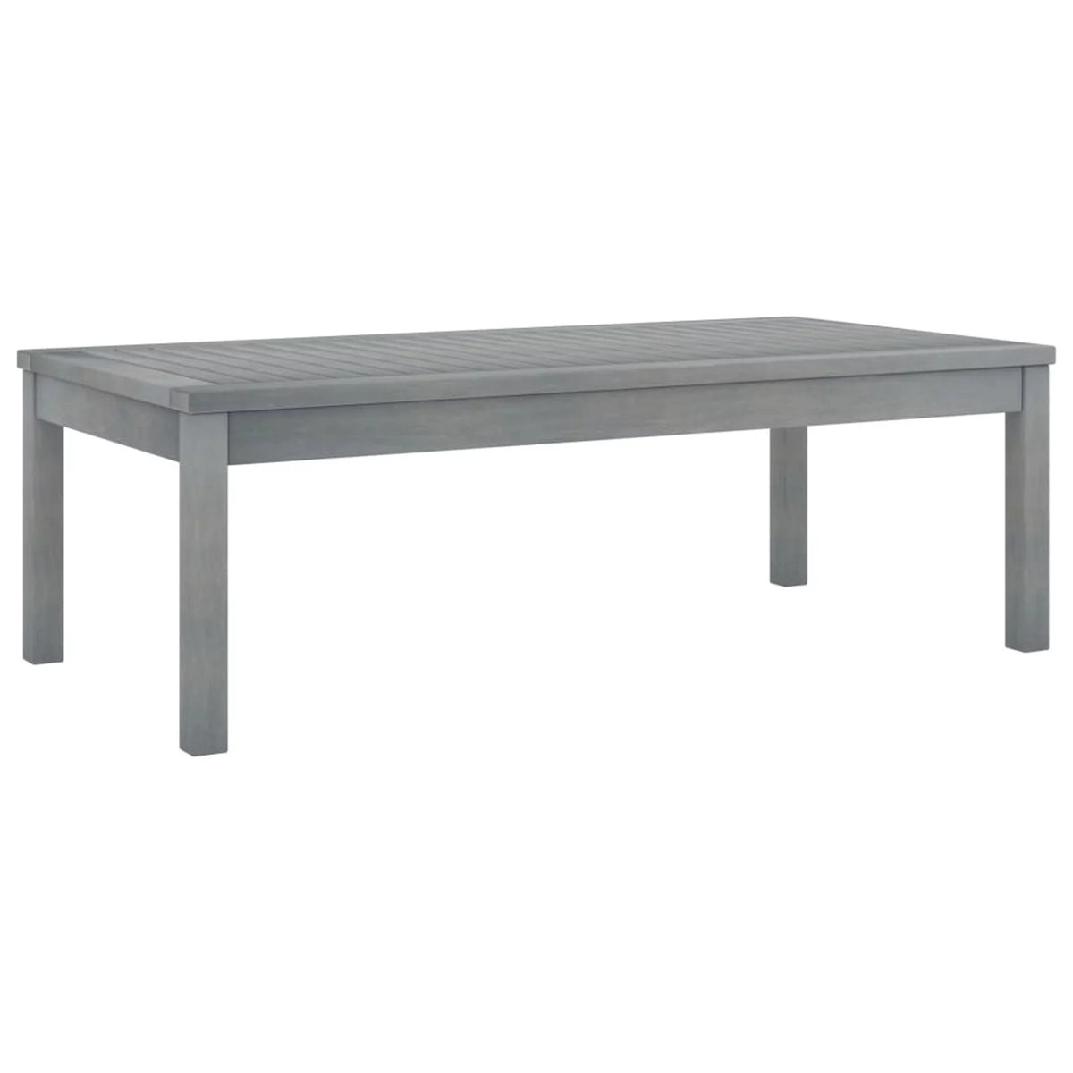 Gray Wooden Coffee Table 39.4 x 19.7 x 13 Inches B914541