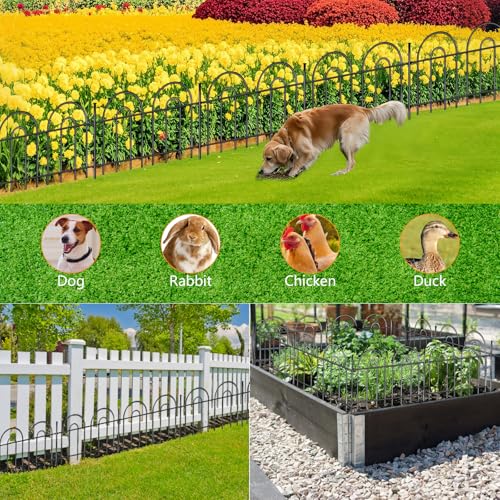 45ft x 21in 32 Panels No Dig Animal Barrier Fence M827618