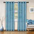 Semi-Sheer Moroccan Printed Curtain Set of 2 A1394