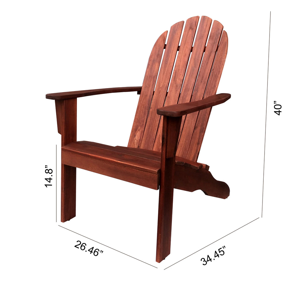 Wood Outdoor Adirondack Chair U1571