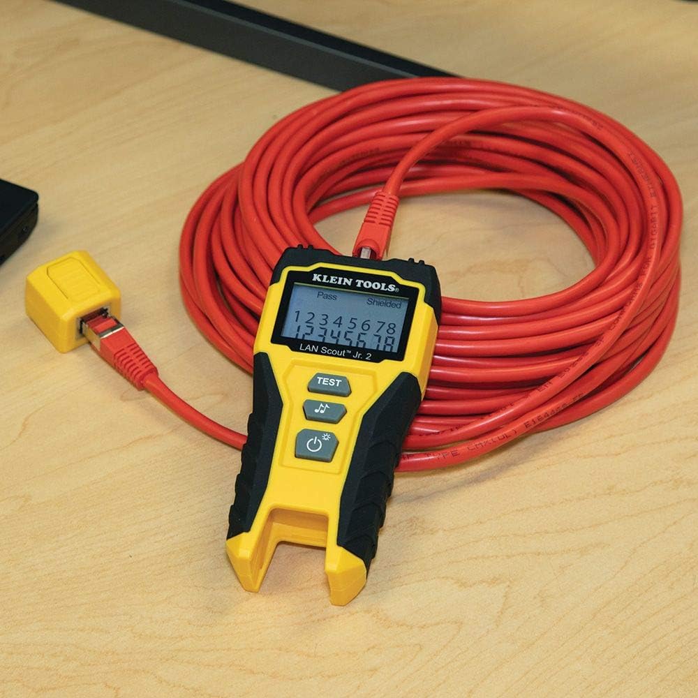 Cable Tester for CAT 5e, CAT 6/6A Cables with RJ45 Connections Pack of 2 K78239