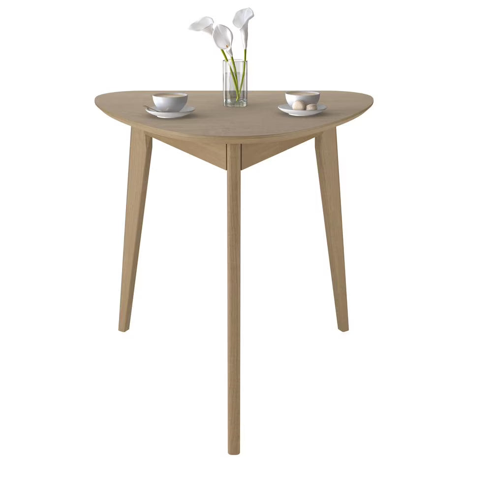 Birch Solid Wood Triangular Table I19837