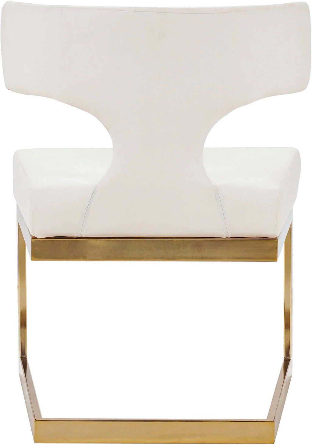 White Faux Leather Dining Chair S66263