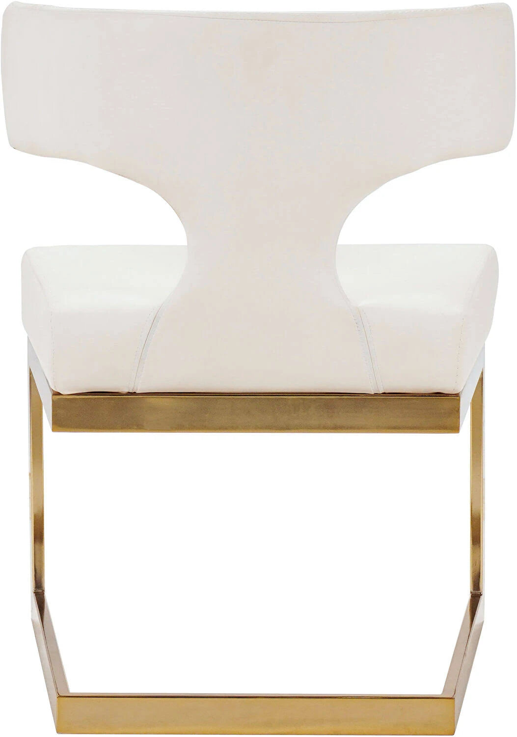 White Faux Leather Dining Chair S66263