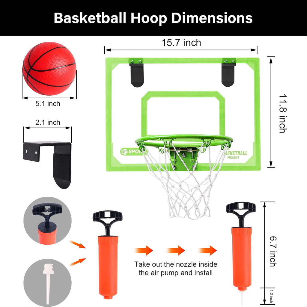 Glow in The Dark Mini Basketball Hoop S4280