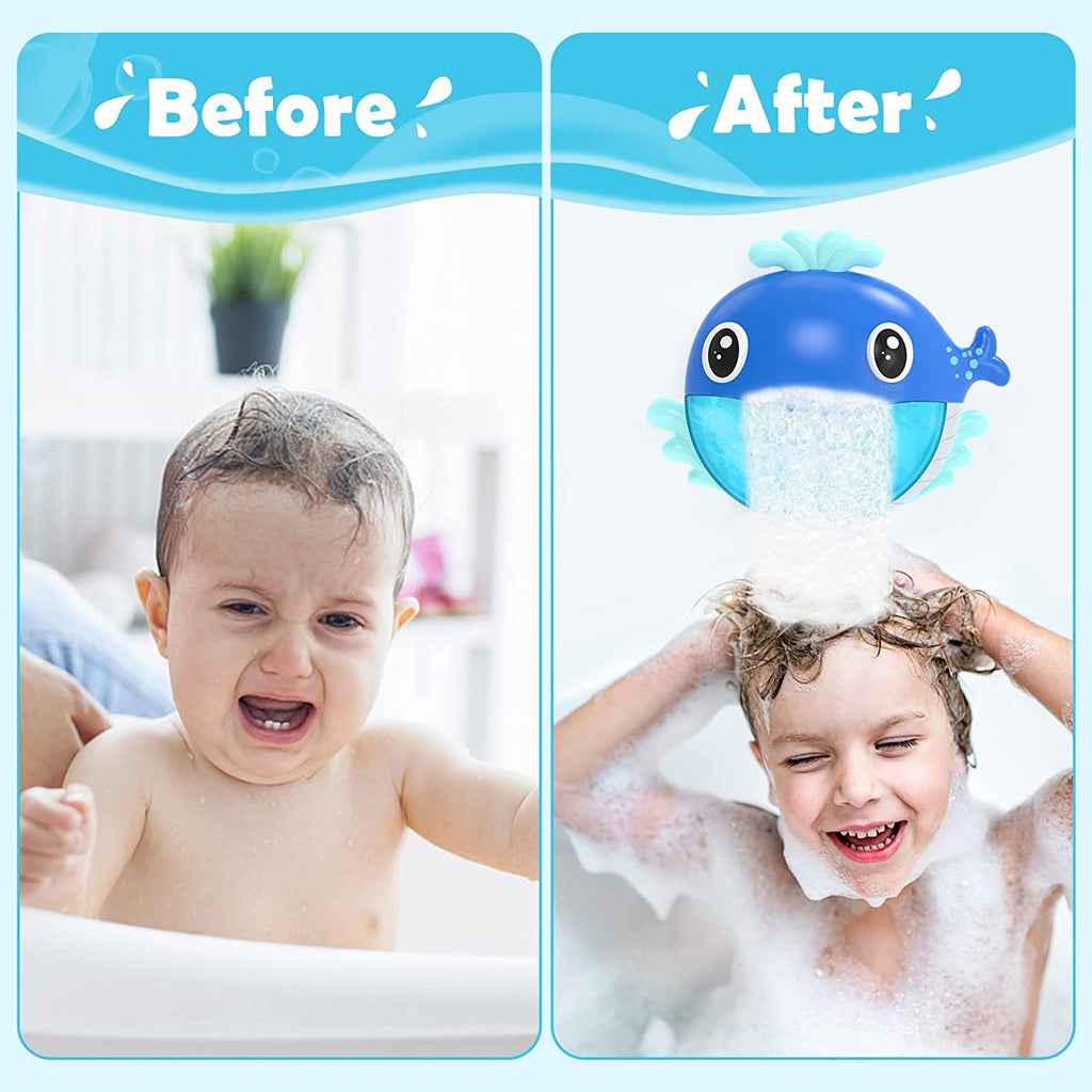 Blue Bubble Maker Bathtub Toy S1366