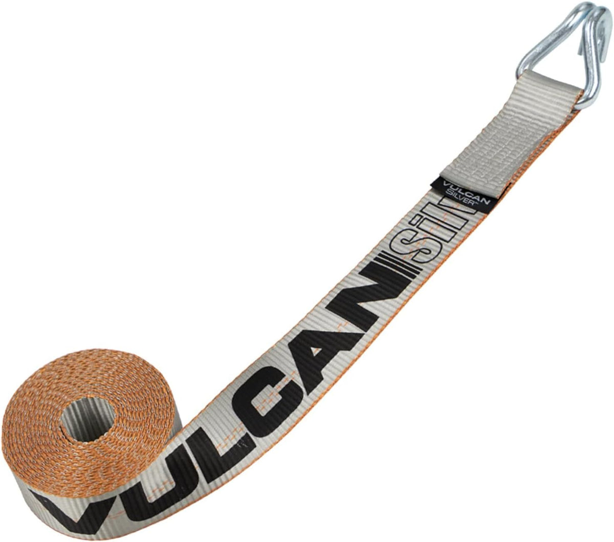 Winch Strap with Heavy Wire Hook, 2 Inch x 15 Foot, 4 Pack, 3,300 Pound Safe Working Load J321966