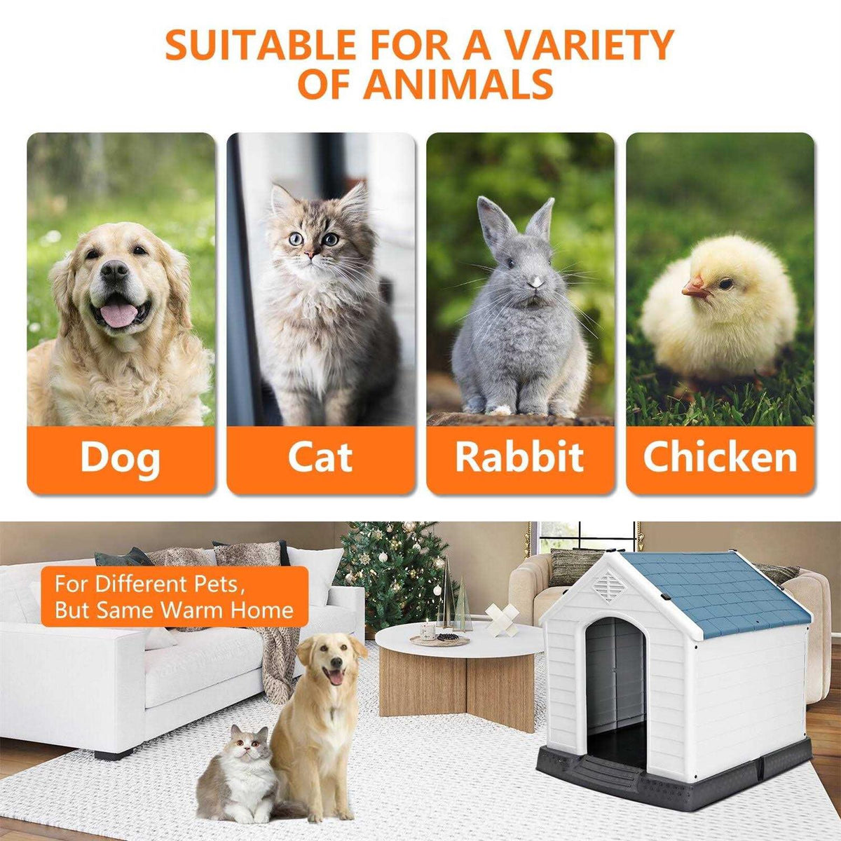 Large Insulated Waterproof Dog House C594