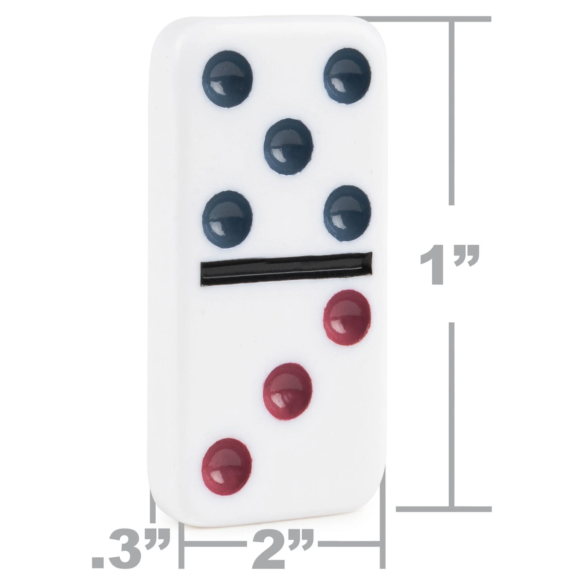 Double Twelve Dominoes Set in Storage Tin R731