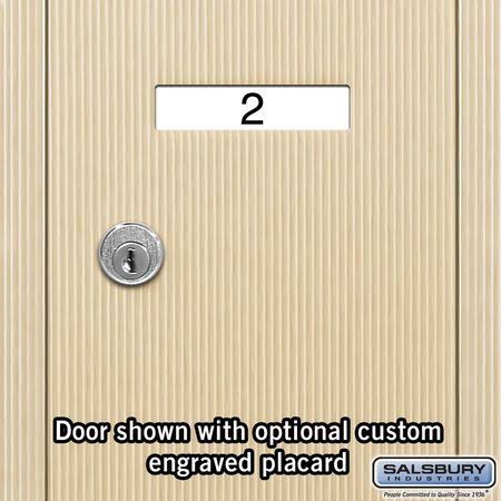 Vertical Mailbox 6 Doors Sandstone Recessed Mounted M526498