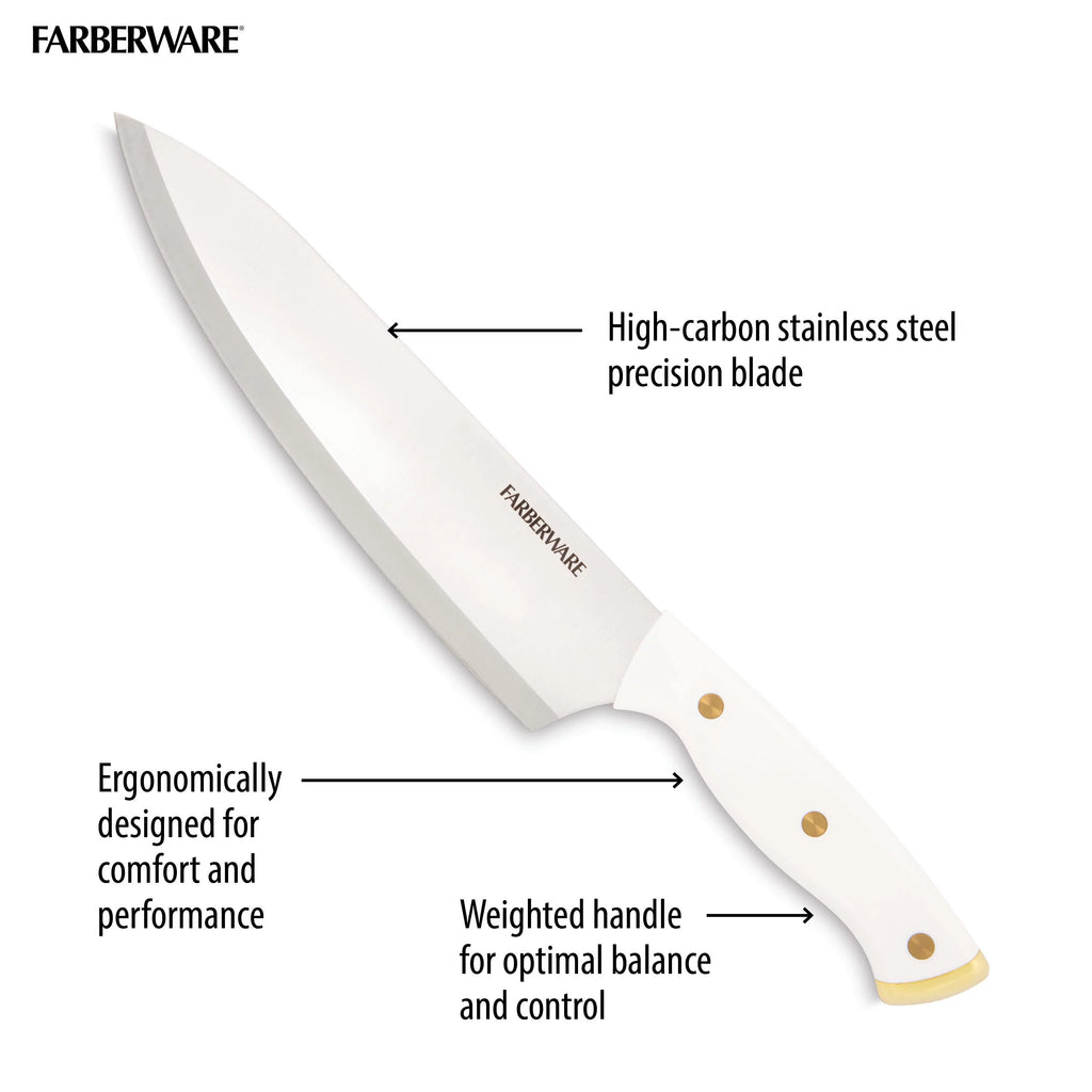 15-Piece Forged Triple Riveted Knife Set with Block X9246