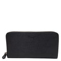 Black Leather Travel Wallet X2280