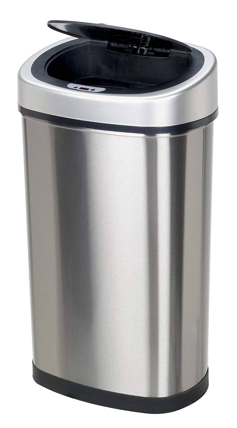13 Gal 50L & 2 Gal 8L Stainless Trash Can Combo Set T885910