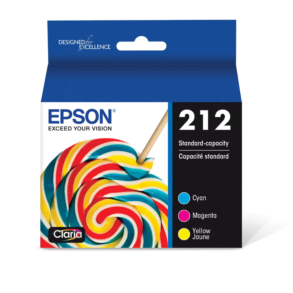 EPSON 212 Claria Ink Standard Capacity Color Combo Pack Q8888