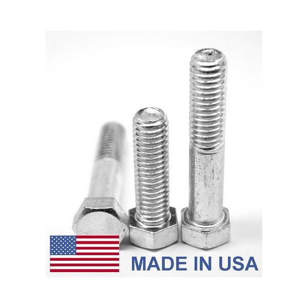 1in 14 x 6 5 in PT Threaded Grade 8 Hex Cap Screw Alloy Steel Yellow Zinc Plated 10 Piece Y6213