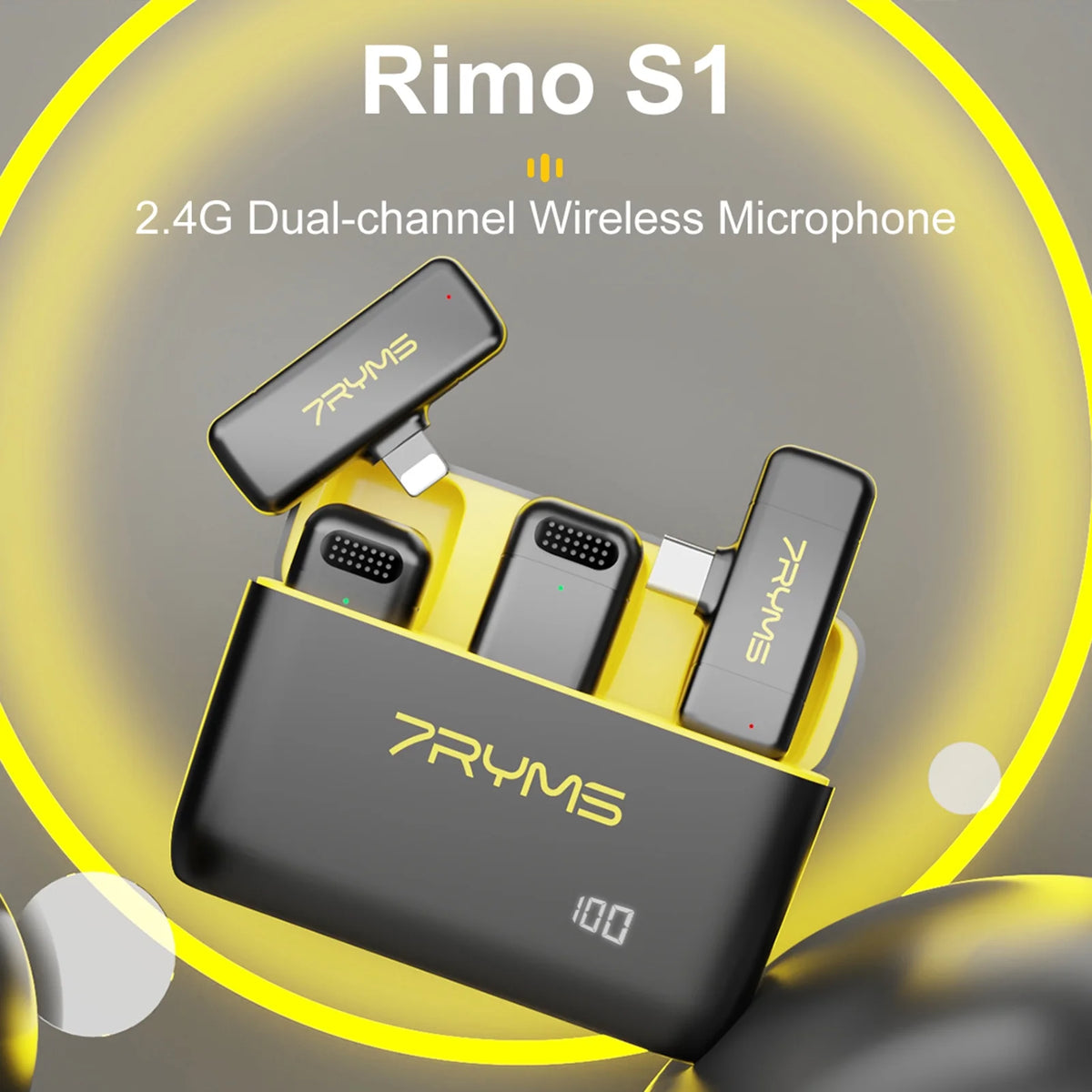 Wireless Microphone System with 50M Transmission Range K130742