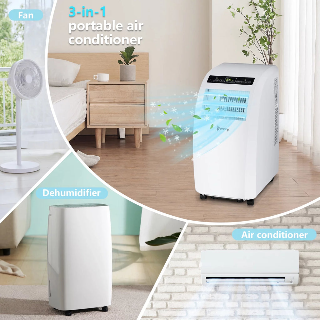 White Portable Air Conditioner B92314