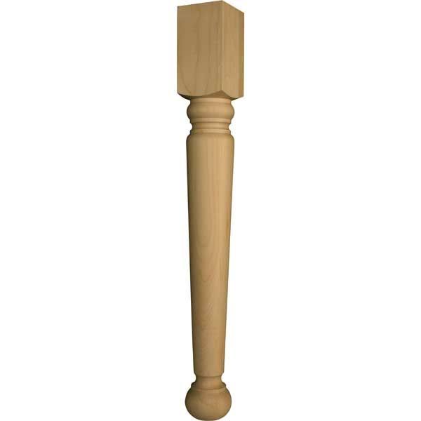Walnut Country Table Leg V7068