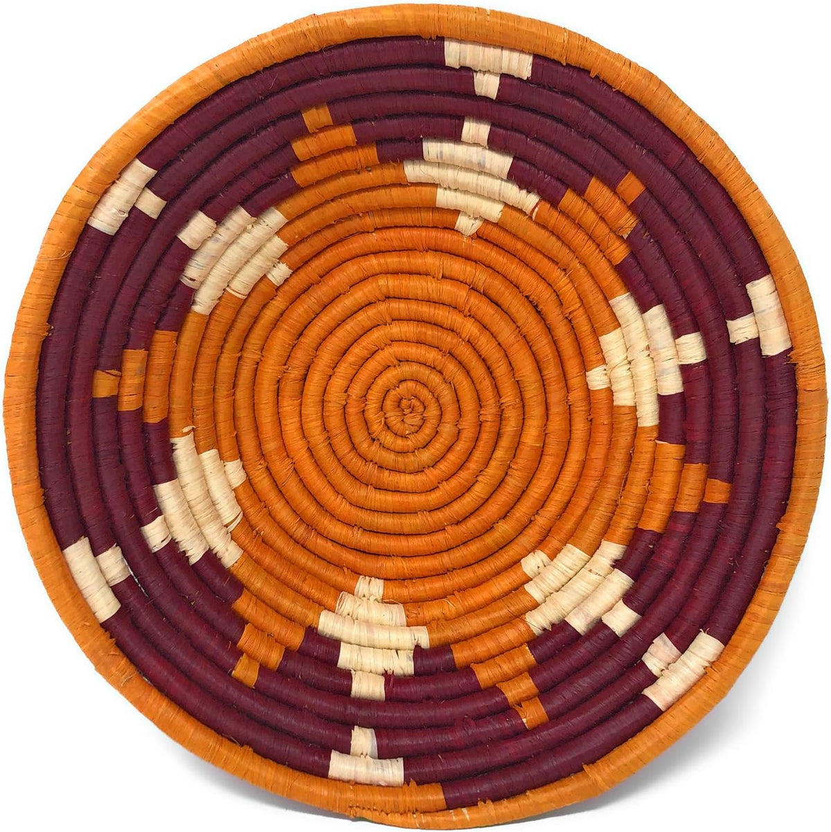 Sweet Potato and Sorghum Handwoven Raffia Basket, Pack of 2 G682