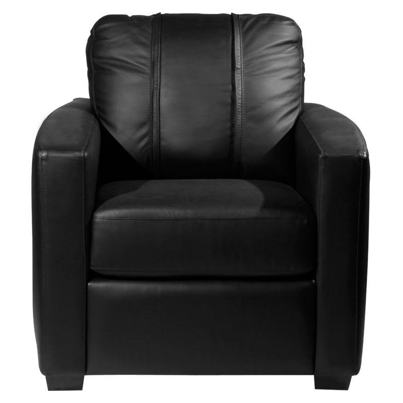Silver Club Chair with Helmet Logo D377