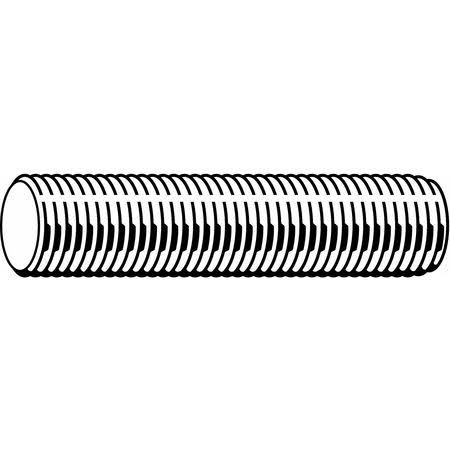7/8 inch-9 x 5-1/4 inch Plain Carbon Steel Fully Threaded Studs, 40 pk. A8940