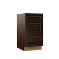 18x34.5x23.75 in. Espresso Drawer Base Kitchen Cabinet D162534