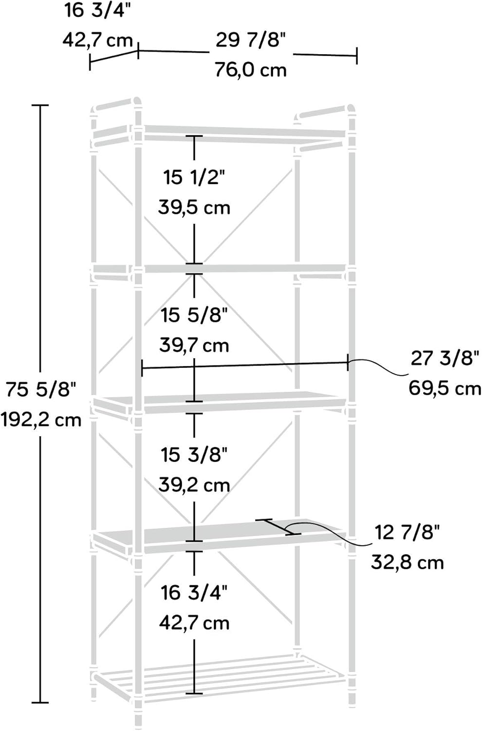 Tall Bookcase I77058