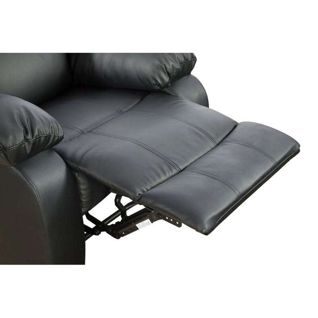 Black Manual Rocker Recliner V92716