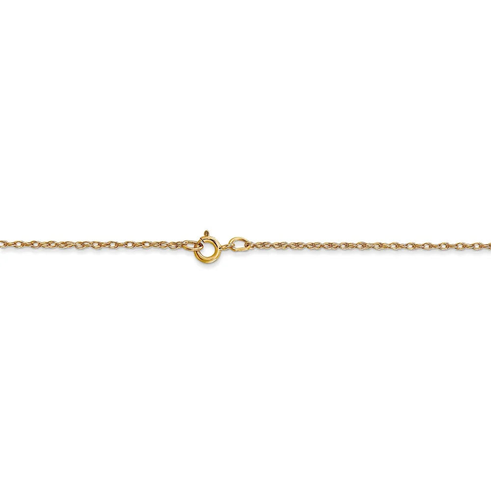 14kt Yellow Gold Cable Rope Chain 16 inch F915198