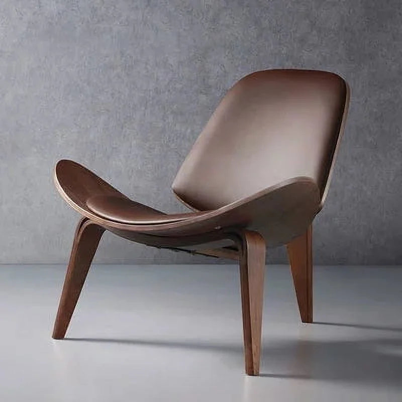 Ash Plywood Fabric Upholstery Lounge Chairs N854