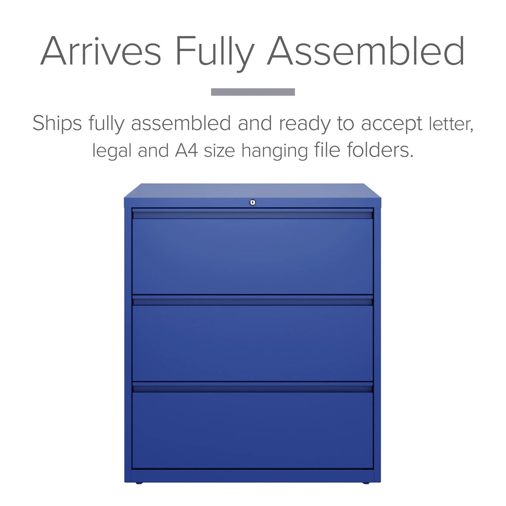 36 Inch Wide 3 Drawer Metal Lateral File Cabinet R308
