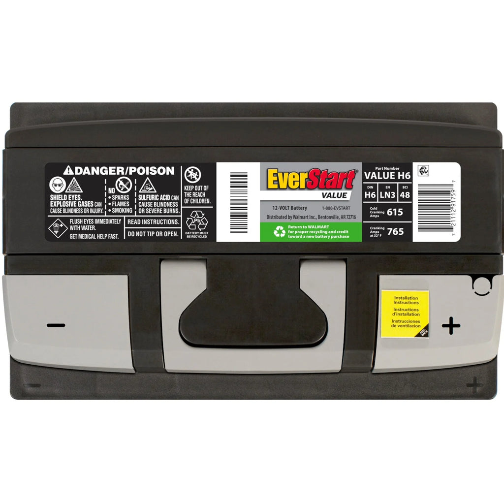 Lead Acid Automotive Battery 12 Volt 615 CCA A309