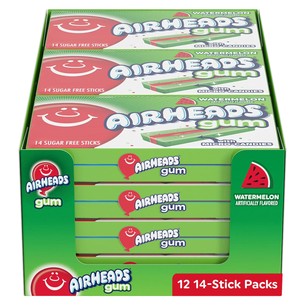 Watermelon Gum - 12 Count 14 Pcs Each O610