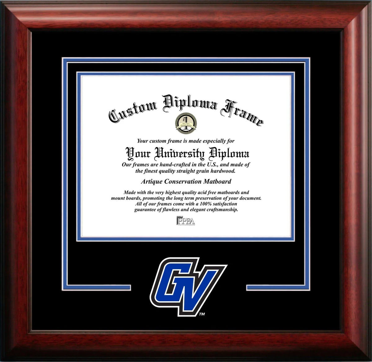 Satin Mahogany Diploma Frame C4760