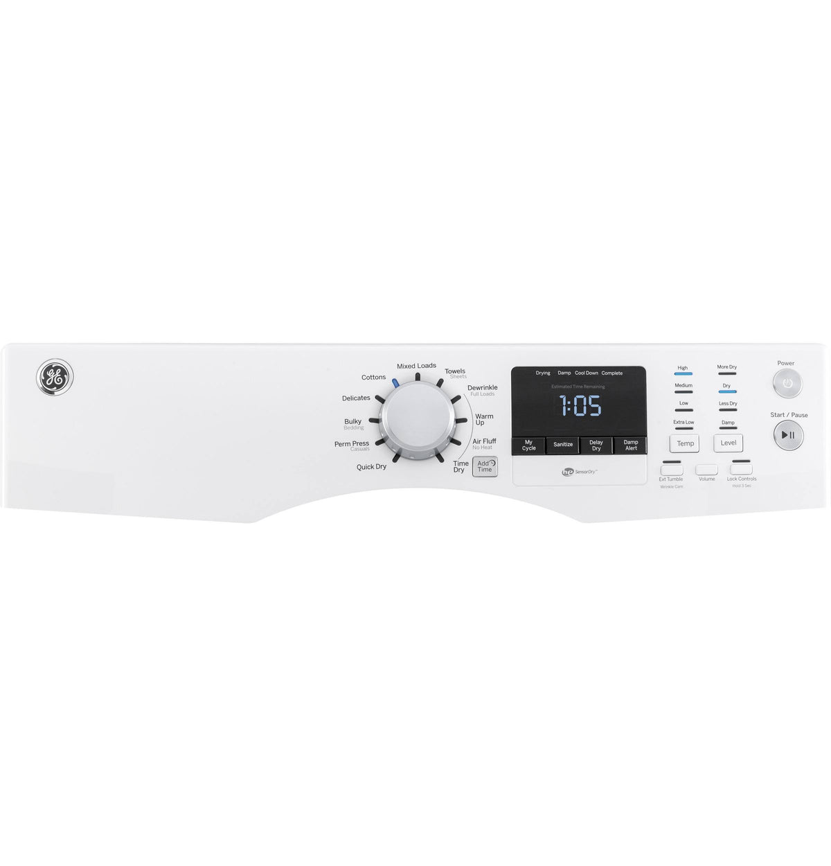 White Electric Dryer F5369