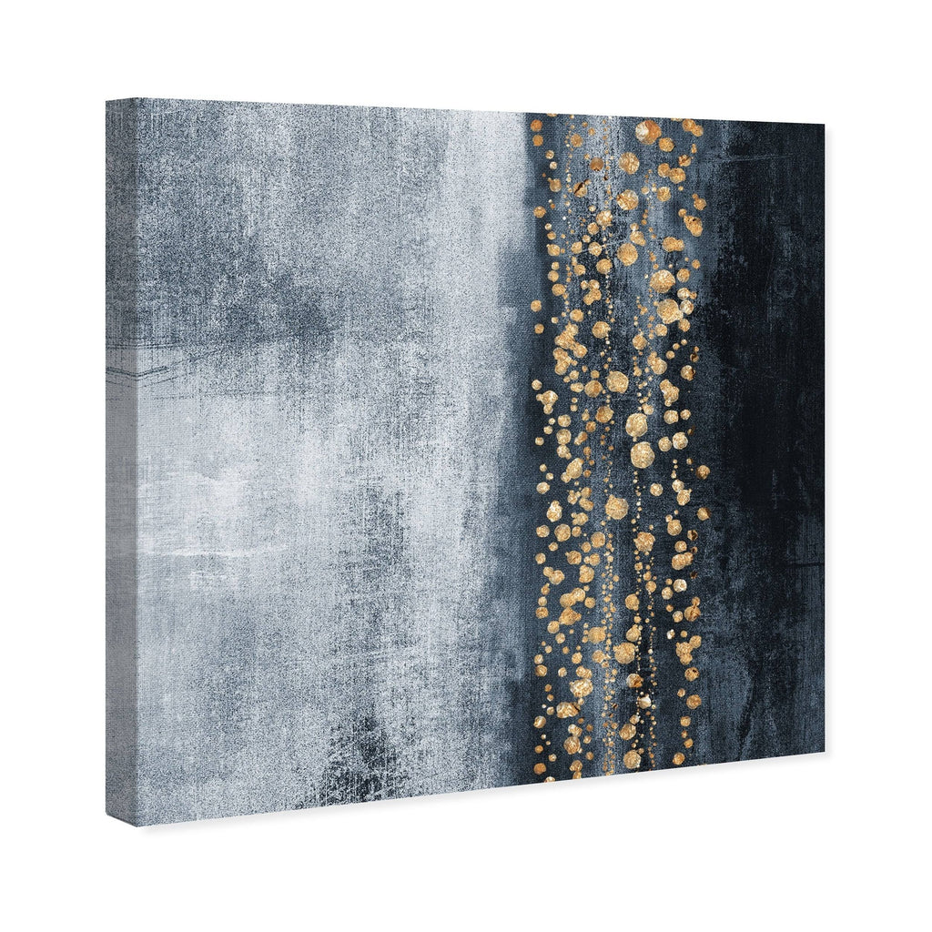 Blue Down The River Abstract Canvas Y322257