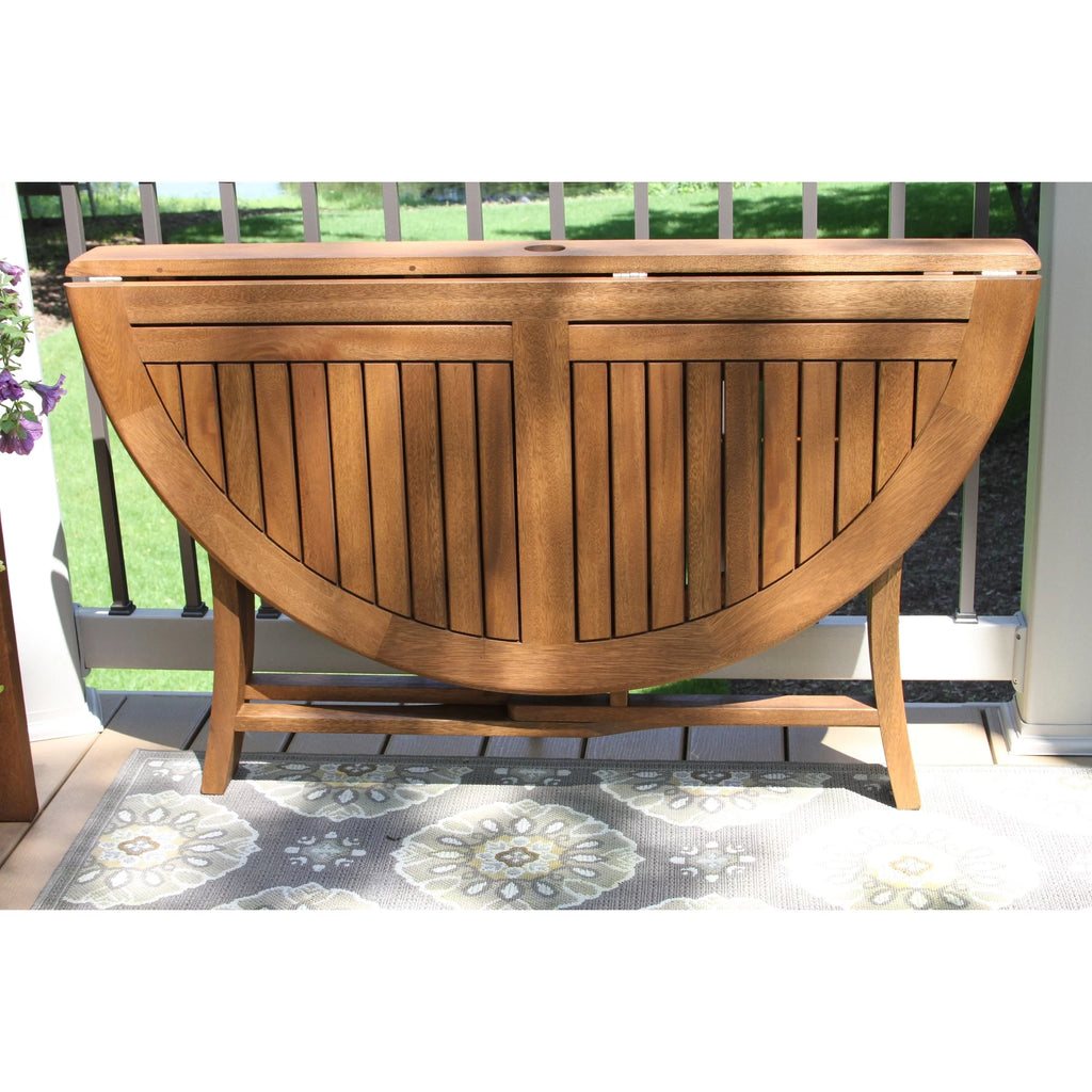 Round Folding Outdoor Dining Table 43 inches S64589