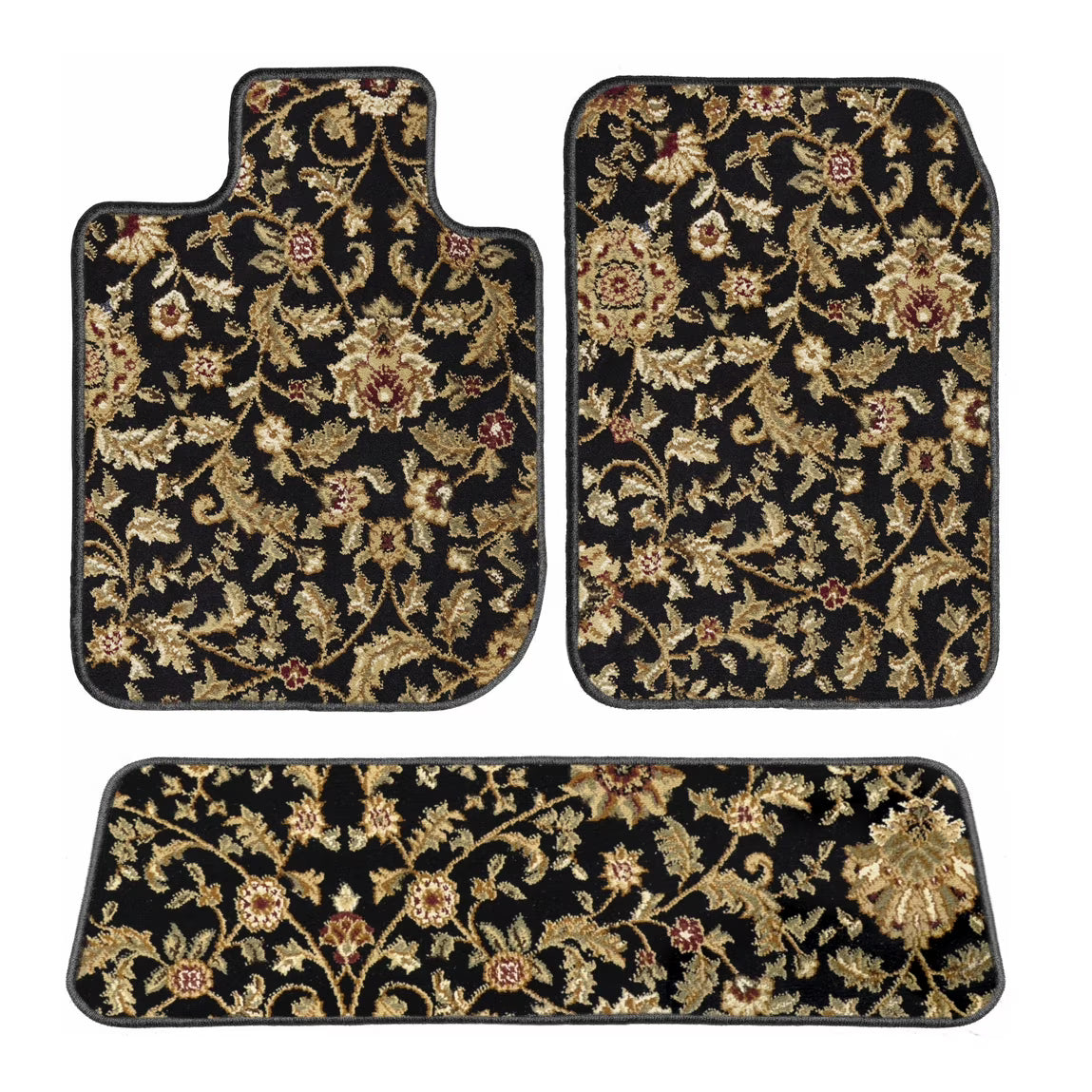 Black Oriental Car Mats O639