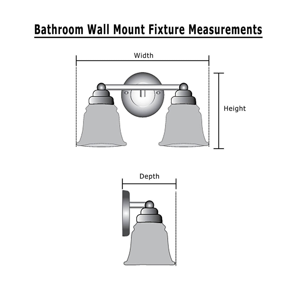 Oil Rubbed Bronze Metal Bathroom Vanity Wall Light Fixture C17585