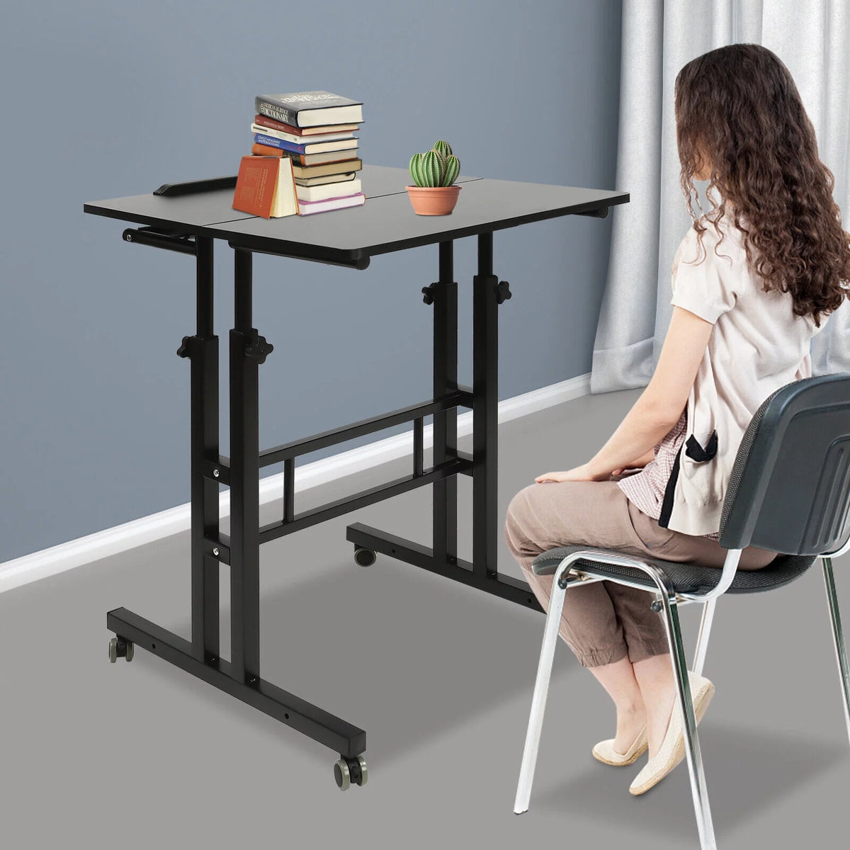 Adjustable Height Mobile Laptop Desk C7269