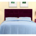Purple Fabric Full Queen Headboard O94504