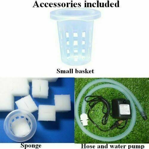 54 Plant Sites Hydroponic Grow Kit with 110V Pump R886
