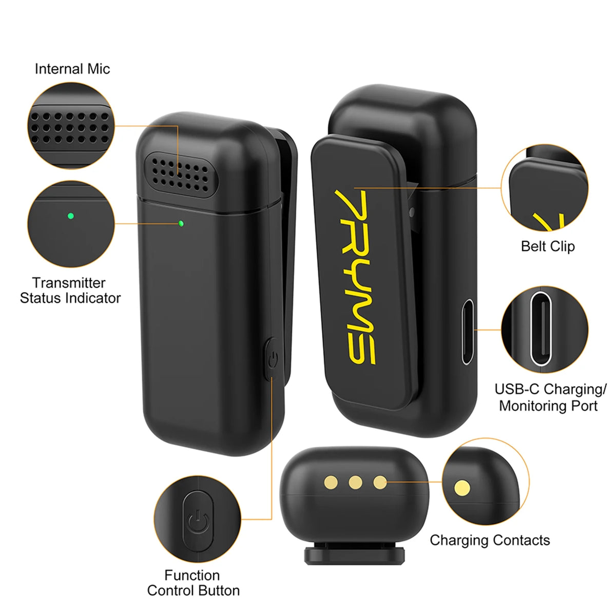 Wireless Microphone System with 50M Transmission Range K130742