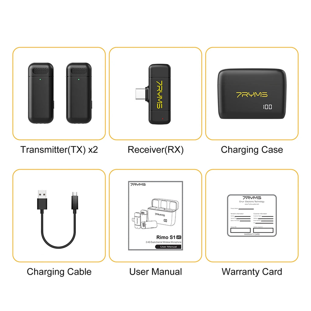 Wireless Microphone System with 50M Transmission Range K130742