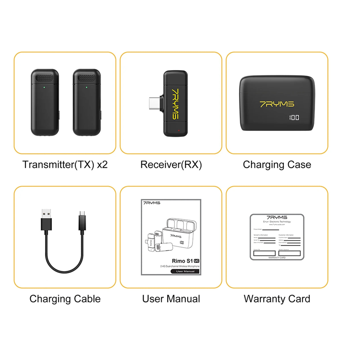 Wireless Microphone System with 50M Transmission Range K130742