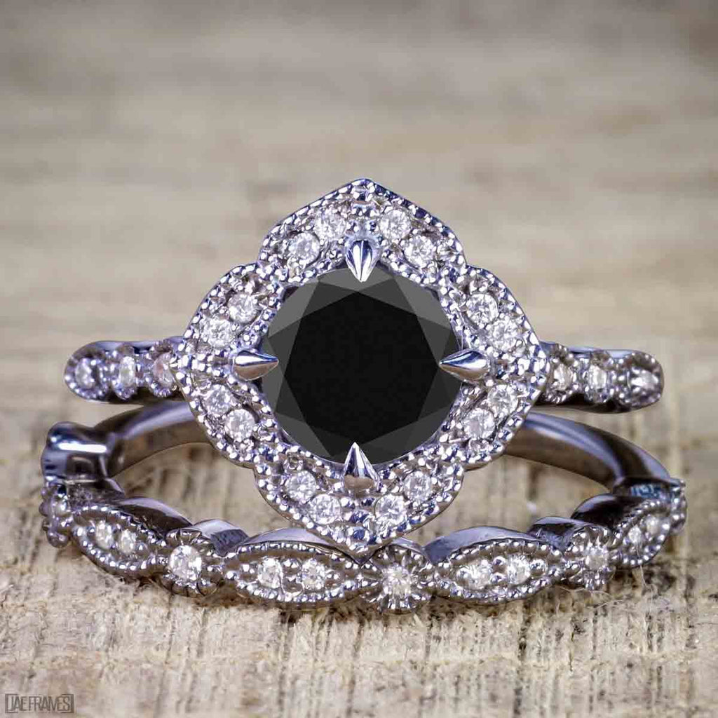Black Diamond 3pcs Ring Set B13657