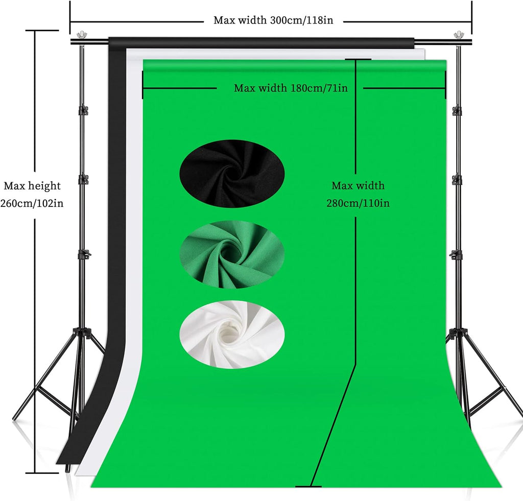 Photographic Umbrella Soft Box Lighting Kit with Cantilever Soft Box, 2m Light Stand, 2-in-1 Reflector V785